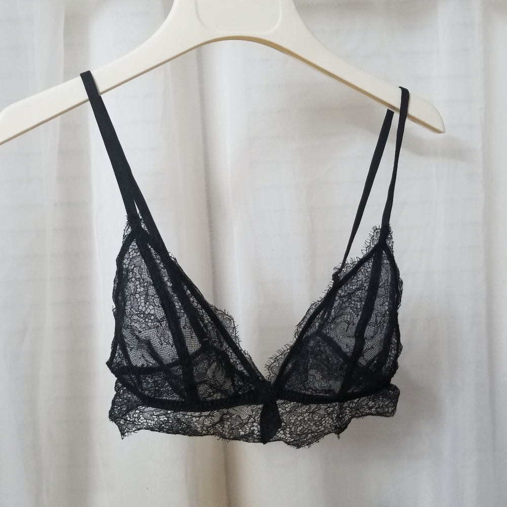 Victoria's Secret Black Lace Bralette